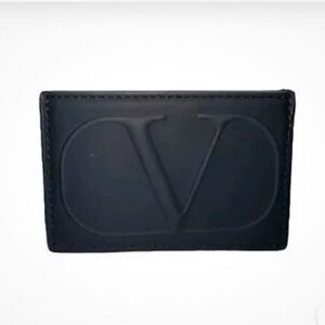 Valentino Garavani Unisex Black Cardholder Case 4"x
2.75".NWOT